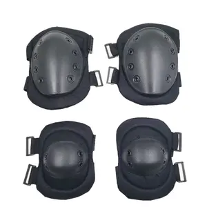 Cross-border cs Black Hawk Tactical Knee Pads Elbow Pads Four-piece Set Outdoor Mountaineering Cycling Sports Protective Equipment