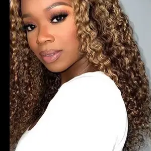 10”  Inche Ombre Color Of Afro Kinky Weave Curly Human Hair Bundle 2 PK  Extensions 10 “ inches 100% Human Hair for any type of Styles.