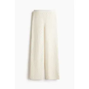 H&M Pointelle-knit trousers