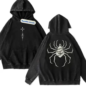 Phantom Troupe Sp1ders Anime 2 Sided Hoodie, Gift For Anime Fan, HxH Anime Lover Gift For Men, Gift For Women, Crew Neck T-shirt, Trending T-shirt