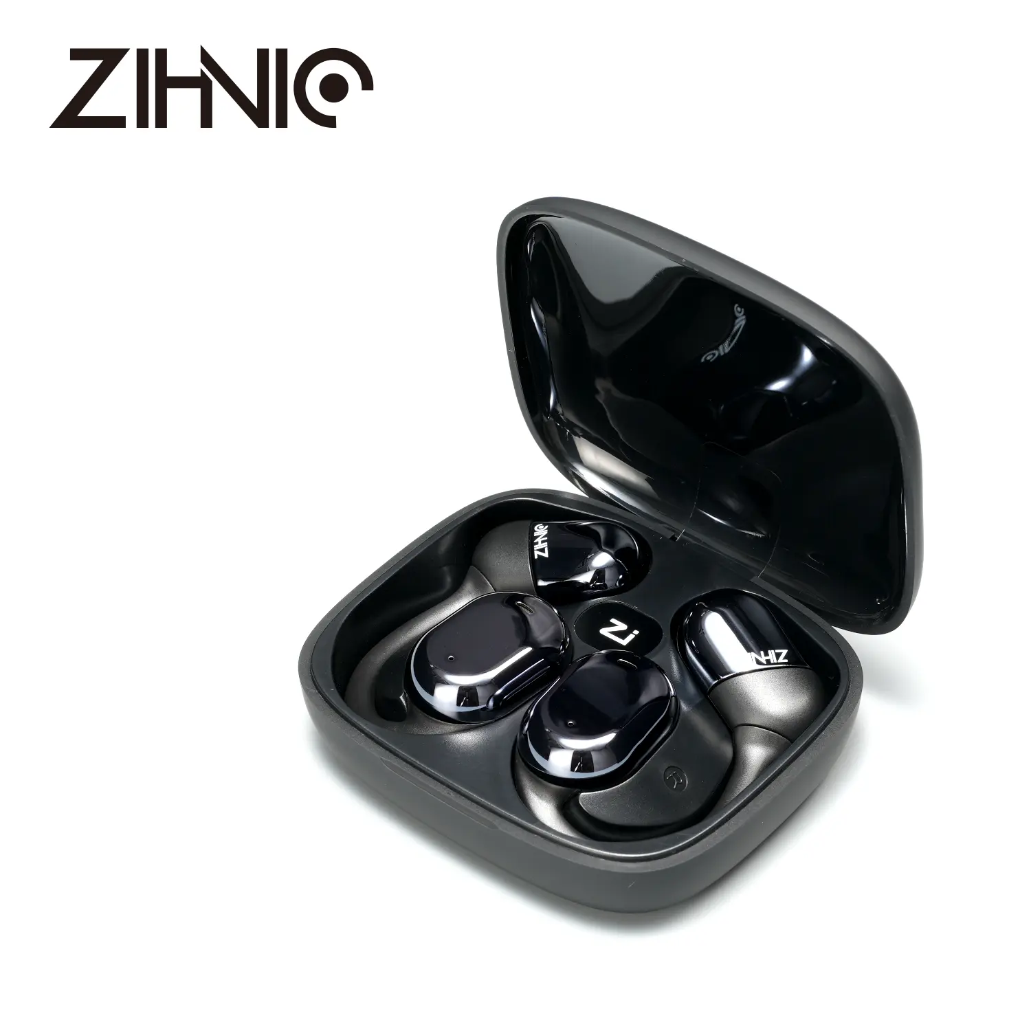 ZIHNIC S05 Open-Ear Headphones,Bluetooth V5.4,Wireless OWS On-Ear Earbuds , Automatic Earphones With Charging Case