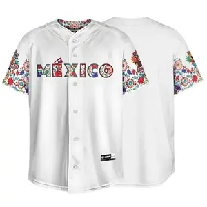 Jersey Serie del Caribe Blanco/Flores Caballero 2026