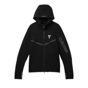Nike Kobe Tech Fleece Full-Zip Windrunner Jacket 'Black/White'