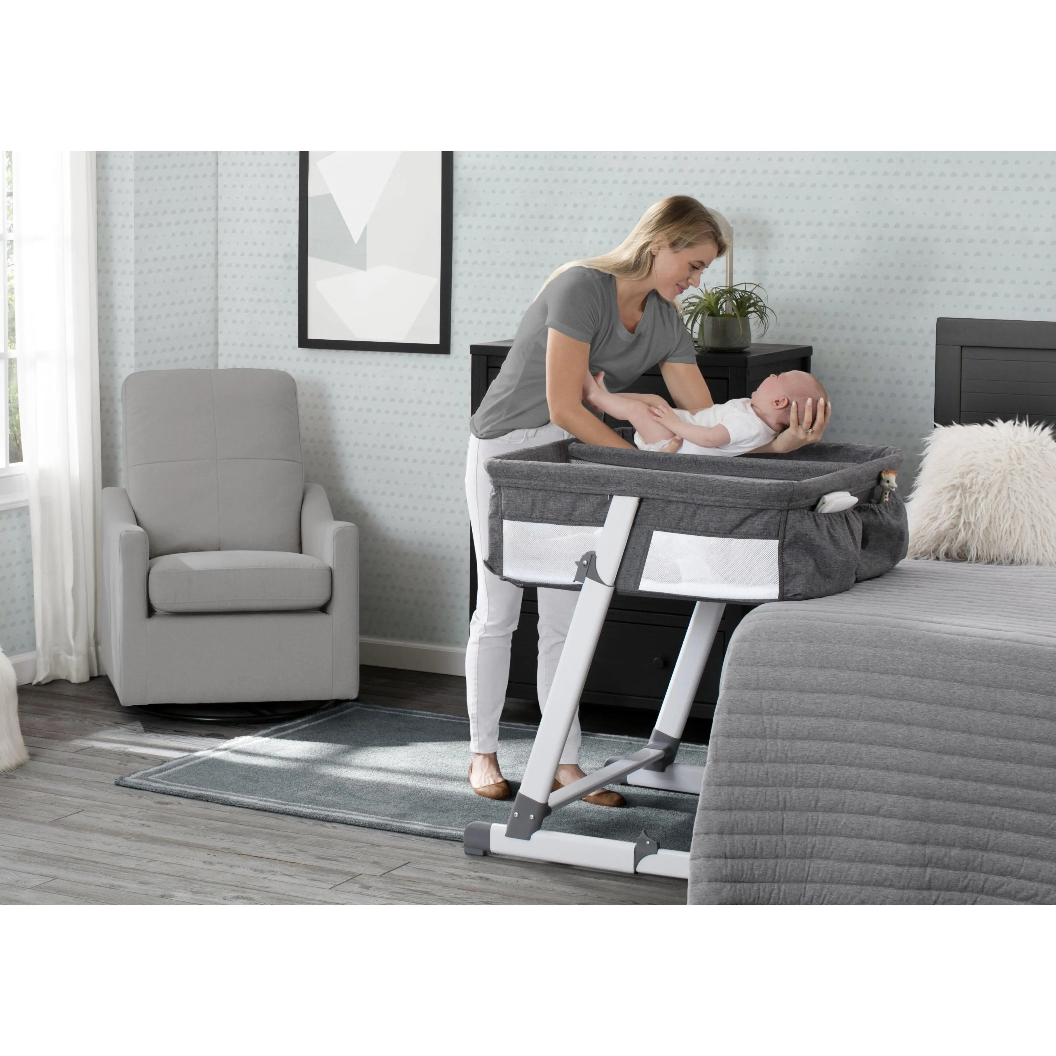 By The Bed Twin City Sleeper Bassinet
