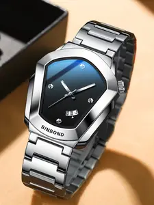 A men's diamond alloy explosive e-commerce couple watch personalized quartz watch Modern Fashionable Wristwatch