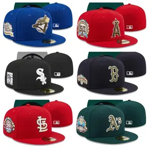 New Era MLB Baseball Cap NY Yankees LA Dodgers – New Era STL 59FIFTY Red Cap – Flat Brim Snapback Baseball Hat Streetwear Hip Hop Unisex Premium