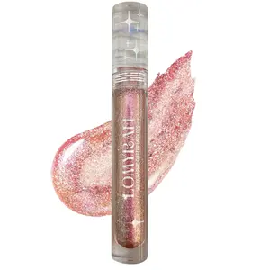 Pink Voltage - Radiant Rose-Pink Glitter Lipgloss with High-Shine Glamour & Soft Pink Hue for Radiant Finish