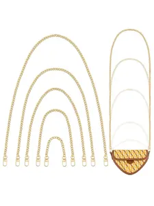 Light Gold Purse Chain, Crossbody Chain Strap, Gold Belt Chain, Chain Replacement Accessories, Purse Extender Strap for Crossbody Bags, Purses, Handbags, Purse DIY Making, Classic Chain