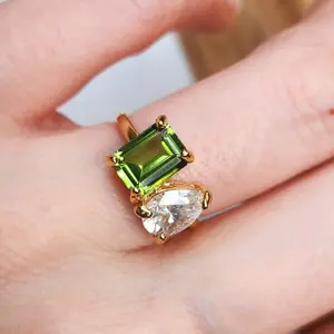 The Aurora - Custom Toi et Moi Ring - JSL