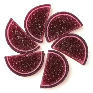 NY Spice Shop Black Cherry Jelly Slices Candy – Chewy, Fruity Sugar-Coated Jellies Perfect for Party Favors, Snacking, Holiday Gifts, and Summer Treats Sweet