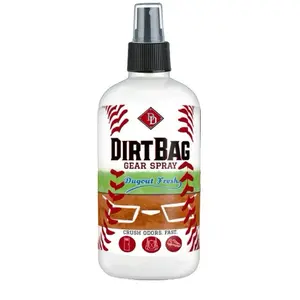 DirtBag Gear Spray | Odor Eliminator for Cleats, Bags & Lockers | Fast-Dry “Dugout Fresh” Scent