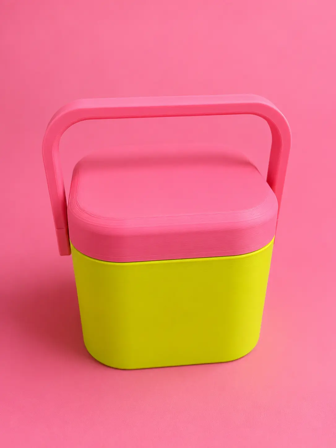 Cute Small Cooler for 4 Cans - Compact & Portable with Handle for Camping, Beach Trips, and Picnics - Easy Clean, Outdoor Trips, Portable Travel Cooler, Mini Cooler