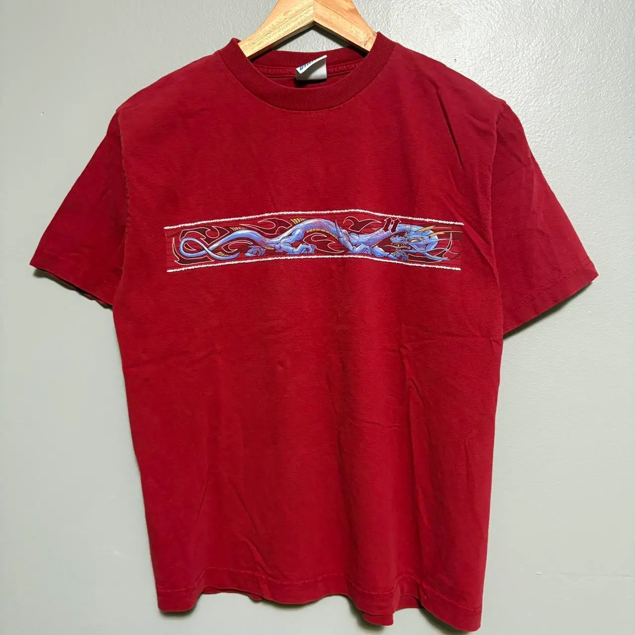 Y2k Surf Skate Utility Dragon Tee Super, Unisex Crewneck for Men