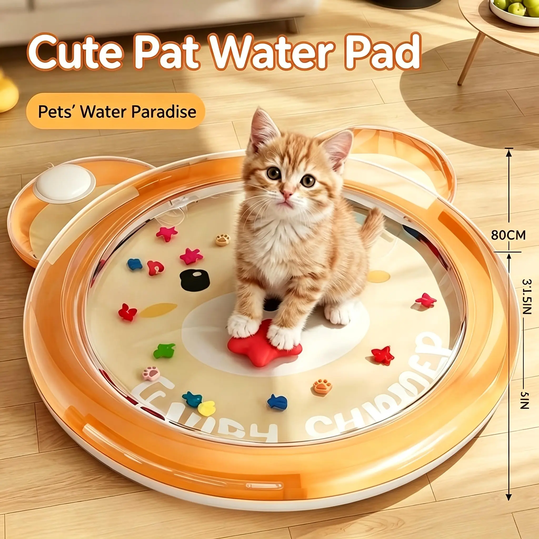 Ice-cool Water Bed, Chilled Pet Mat with Built-in Push-inflate Function for Easy Portability. Soft and Elastic,  A Cooling Essential for Enjoying Summer Comfort dog blanket washable crate
