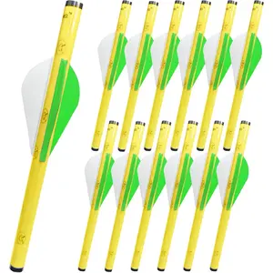 12-Pack Shrink Fletch with 2 Inch Vanes, Stretch Arrow Wraps Universal Fit for Arrows and Bolts, DIY Archery Fletching Tool