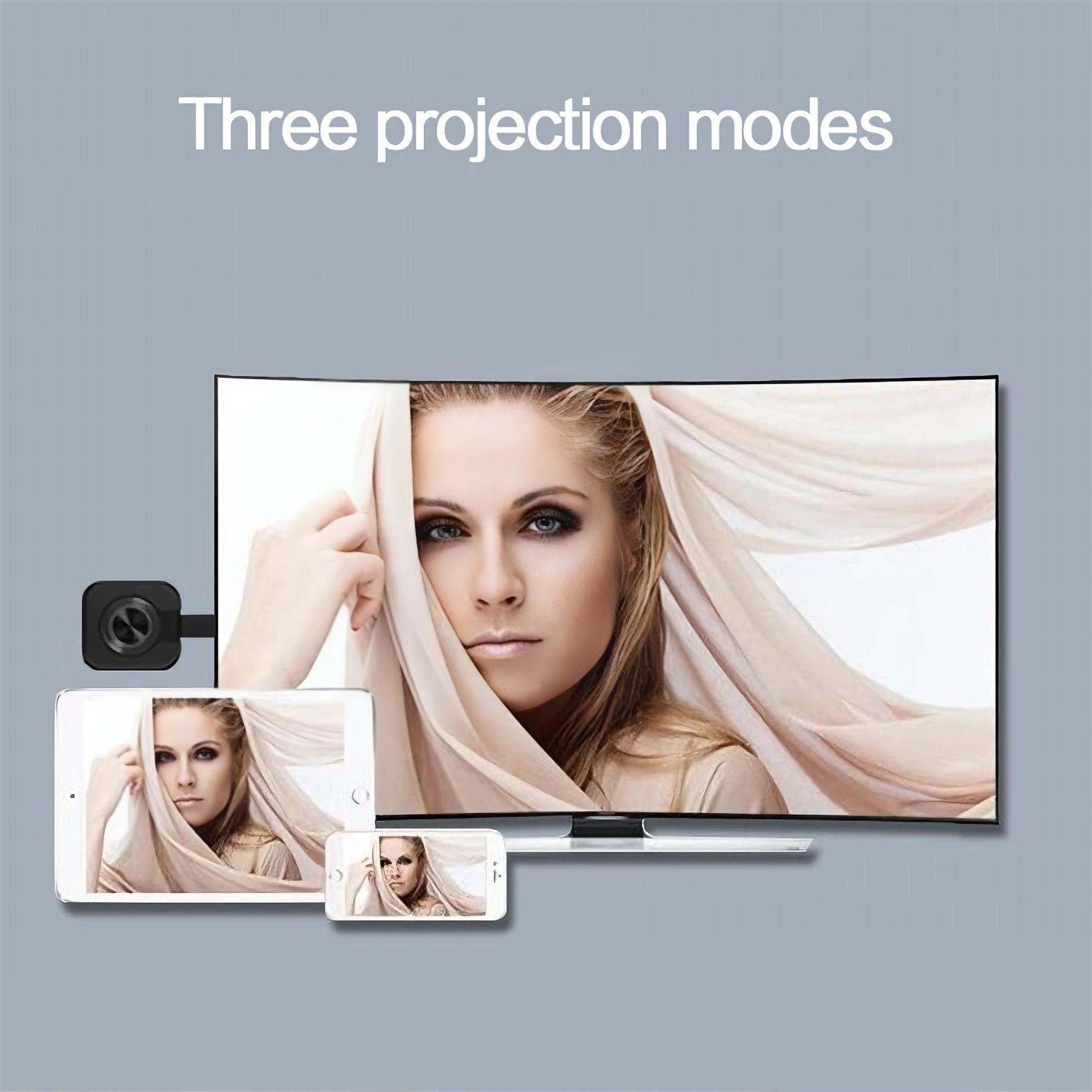 WiFi Receiver Audio Video Transmitter Phone Projector HDMI-Compatible Mirroring Screen Display Adapter for PC TV Receiver