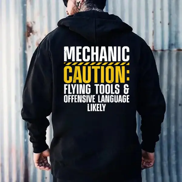 Funny Mechanic Graphic Long Sleeve T-Shirt, Unisex Casual Streetwear Gift in 100% Cotton Fabric, True to Size Classic Fit