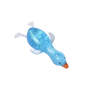 New Style Malt Syrup Duck Squeeze Toy, Glitter Malt Syrup Big Goose, Stress Relief Slow Rebound Squeeze Ball