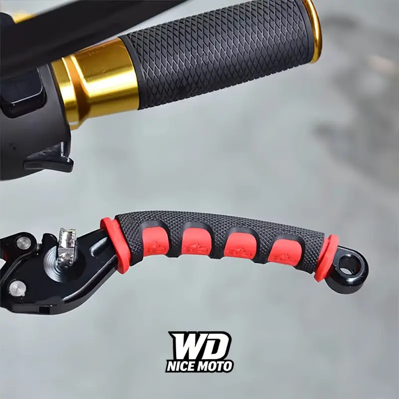 WD NICE MOTO Universal Motorcycle Atv Go Kart Motor Parts Accessories, Soft Anti-Slip Handle Silicone Cover, Brake and Clutch Lever, Grip