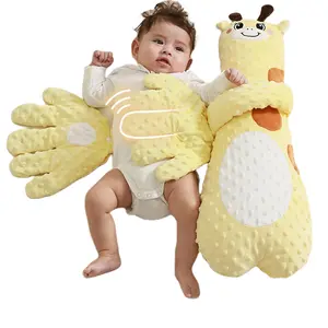 Automatic Baby Soother - Hands-Free Pacifying Toy with Soft Patting for Newborns & Infants (Red Bean Stuffed)