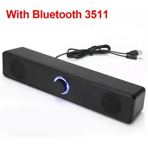 PC Soundbar Wired & Wireless Bluetooth 3511 Speaker USB Powered Portable Stereo Subwoofer for TV PC Laptop Gaming Home Theater Surround Audio System - Plastic speaker speaker bluetooth portable speaker