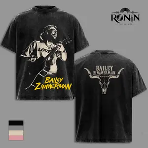 Bailey Zimmerman 2026 Tour T-Shirt – Double Sided Concert Shirt with Tour Cities for Country Music Fans, shirts women, shirts men.