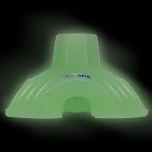 Style Stix 25mm Clear with Glow Self Standing Cane Base