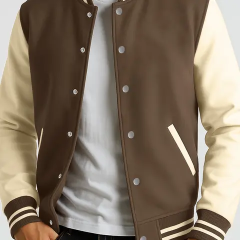 Men's Fleece-Lined Baseball Jacket with Button Closure, Kangaroo Pocket, Suitable for Autumn and Winter, Perfect for Street Style, Jogging Workouts, Travel, Vacation, Outdoor Commuting, Camping Wear, Men's Casual Sports Hooded Coat Menswear Tops