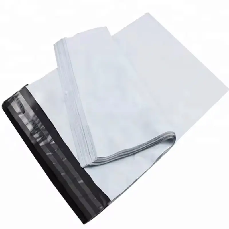 White Poly Mailer Mailing Envelopes, 12x15.5 Inch Self-Seal Adhesive, Waterproof Tear-Resistant Shipping Envelopes for Secure Office Packaging Supplies