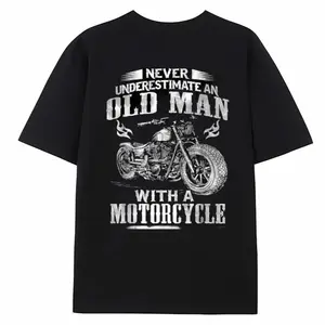 Motorcycle enthusiasts, fans, printed 100% cotton T-shirt in sizes S-3XL, a gift for him (her), stylish and comfortable, unisex slim fit