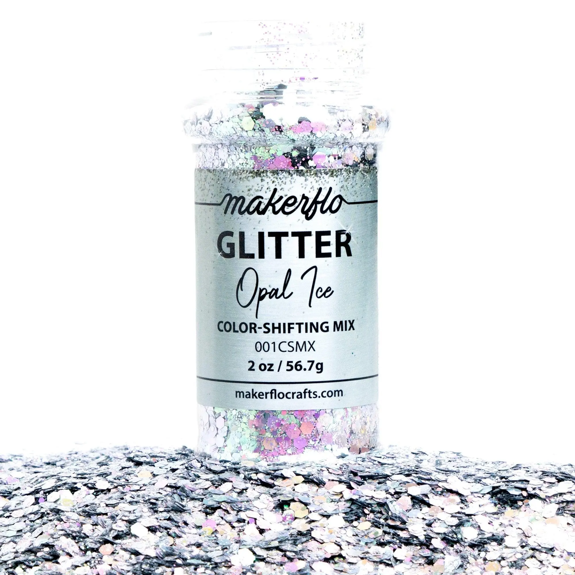 Makerflo Color-Shifting Chunky Mix Glitter - Opal Ice