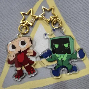 Dandy's World Acrylic Keychains, Cute Dandy's Keychains Charms, Dandy, Finn, Vee, Shrimpo, Goob, Shelly, Roblox Keychain, Kawaii Keychain Accessories