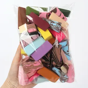 Random Color Wedge Makeup Sponges Set, Travel-Friendly Disposable Beauty Tools, Perfect for All Skin Types & Daily Use, Facial Sponges, Beauty Blend, Square Sponge, Beauty Products