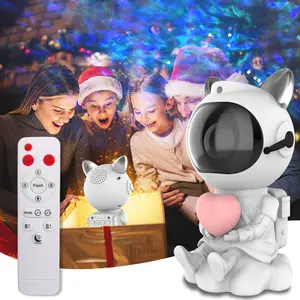 Astronaut Galaxy Projector,Star Projector with Moon Lamp,Nebula Night Light  for Kids  Adults,Bedroom Living Gaming Room Ceiling Decor,Party,Gifts