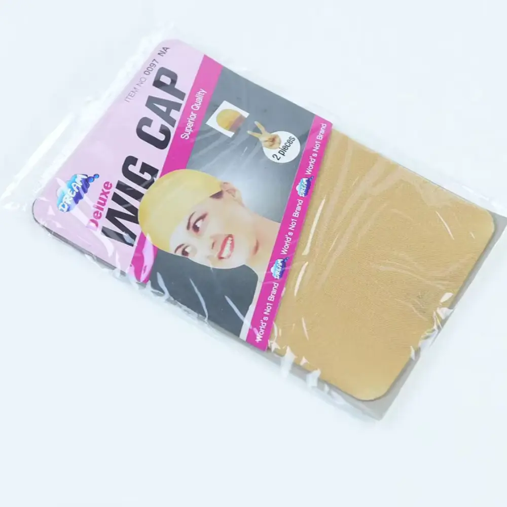 2pcs HD Wig Caps, Ultra Thin Invisible Sheer, Stretchy Nylon Stocking, Transparent and Breathable Nude Bald Cap