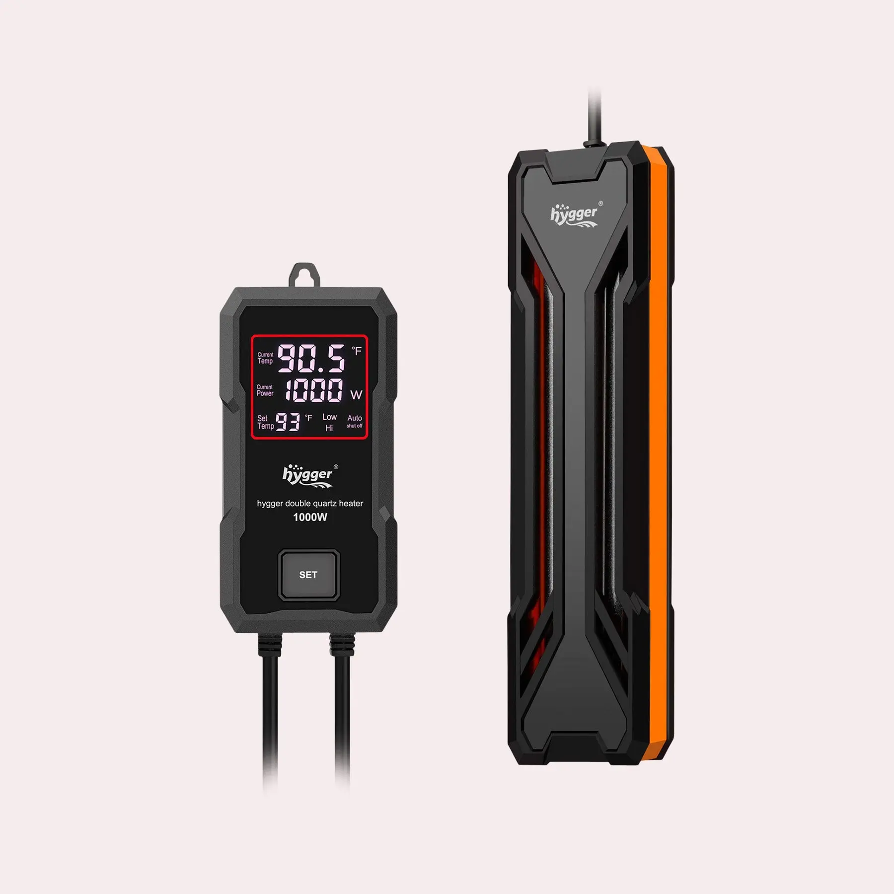 Hygger Quartz Aquarium Heater with Digital LED Controller