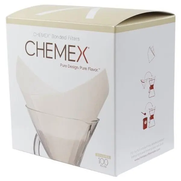 Chemex Filters Pre-folded Square 100ct