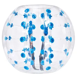【Summervibes】VEVOR Inflatable Bumper Ball 1-Pack,  4FT/1.2M Body Sumo Zorb Balls for Teen & Adult, 0.8mm Thick PVC Human Hamster Bubble Balls for Outdoor Team Gaming Play, Bumper Bopper Toys for Garden, Yard, Park