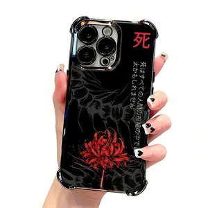 Tokyo Anime Ghoul Phone Case for iPhone 17 17Air 16, 15, 14, 13, 12, 11 Pro Max, X, XR, XS Max, 8, 7 Plus - Shockproof Transparent Soft Back Cover Protection Protective Animal Colorful Personalized Smartphone Cellphone Casing Screen Protector