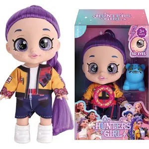 Dolls Anime Action Figures Set,7 inch,Can Play Music,5D Eyes,5 Joints Movable,Rumi,Mira,Zoey Anime Dolls Kids Toys,Collectibles Gifts for Girls Boys