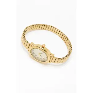 Pacsun Women's Gold Oval Metal Watch