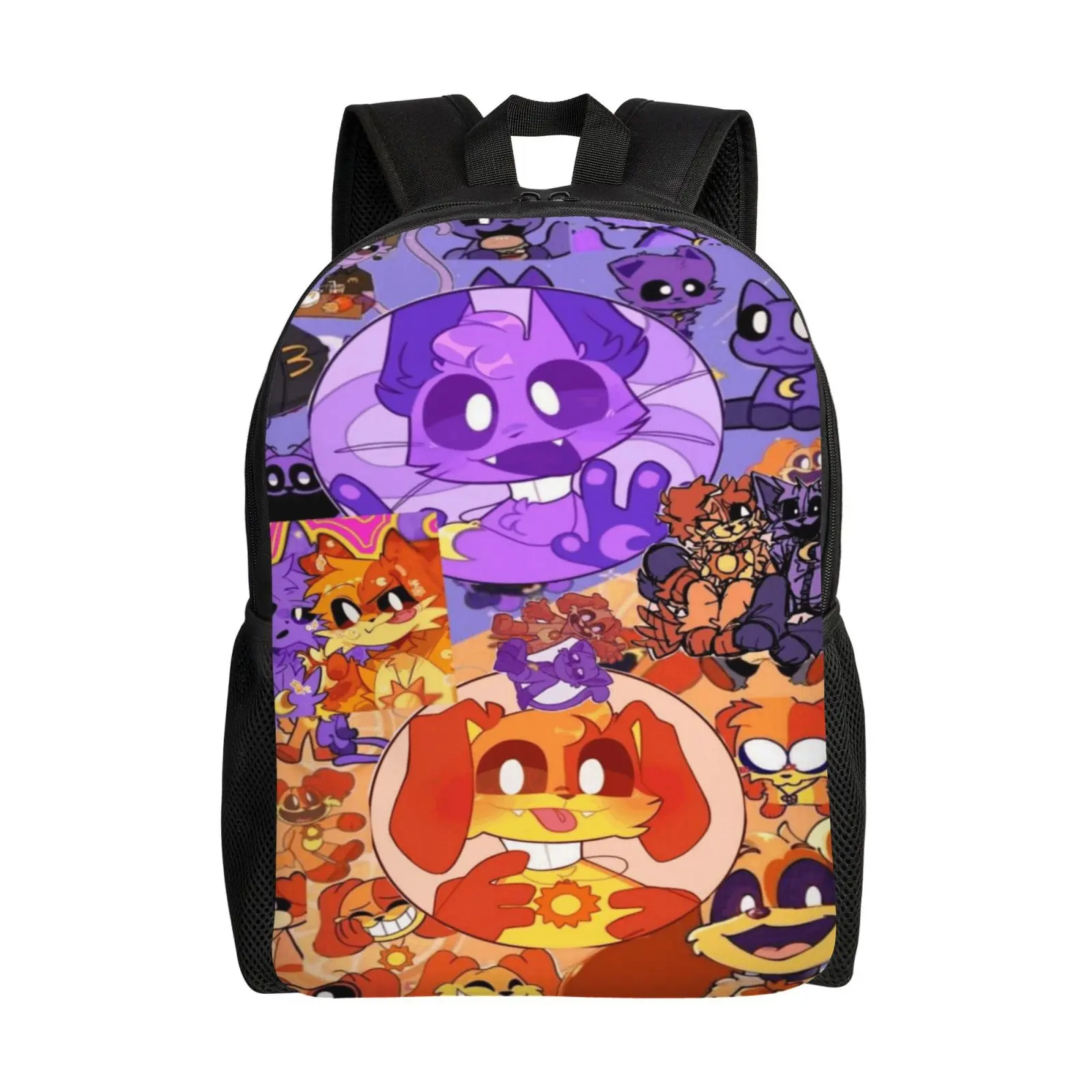 Catnap Dogday Backpack Water-Resistant Student School Bag Daily Campus Commute Use 17 Inch Laptop Bag For Boys And Girls Students