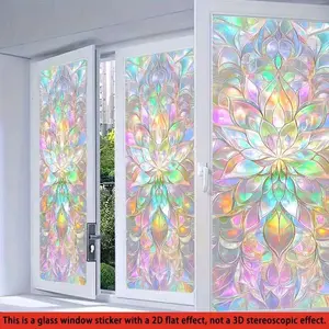 2D Flat Square Static Sandblasted Glass Window Film, PVC Electrostatic Sticker Decorations, Home Kitchen Bathroom Bedroom Balcony Party Supplies