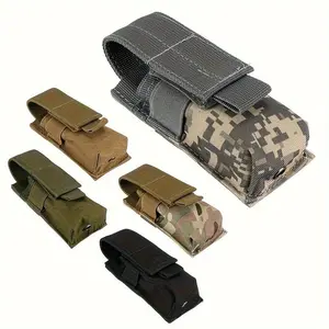 Outdoor Molle Single Magazine Mag Pouch, 1 Count Tactical Molle Pouch for Men & Women, Sports Fanny Pack for Outdoor