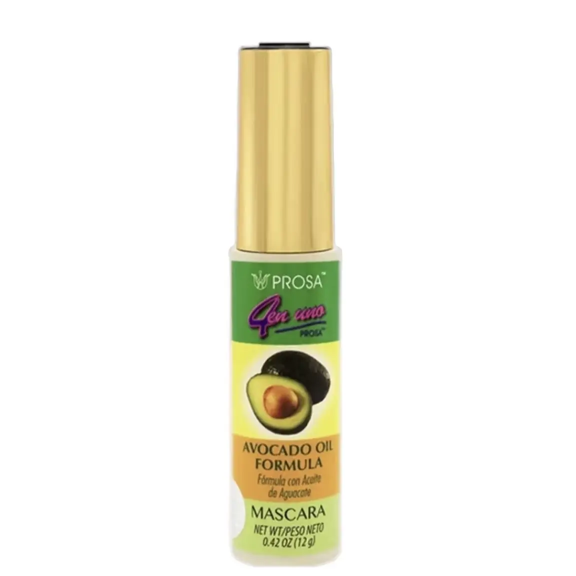 Prosa 4 en 1 Mascara Avocado Oil Formula Waterproof