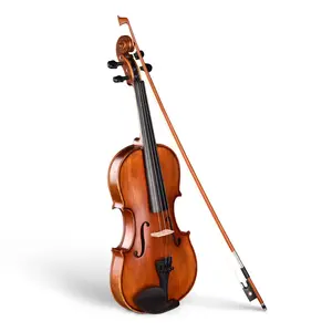 TheLAShop Full Size Violin Advanced Student Fiddle w/ Bow Case Set A