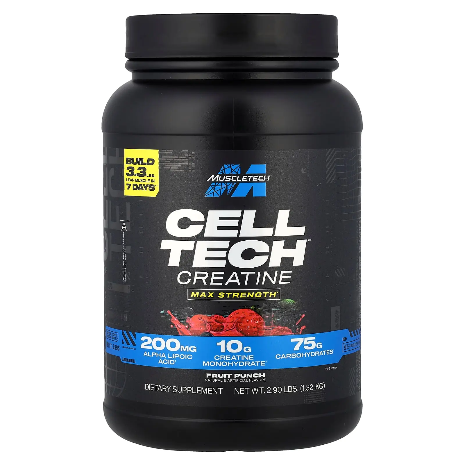 MuscleTech Cell-Tech™ Creatine, Fruit Punch, 2.9 lbs (1.32 kg)