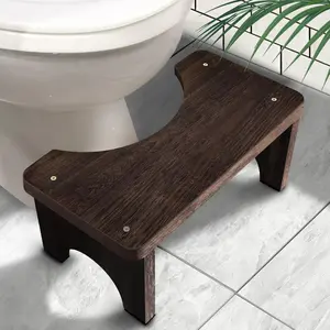 Toilet Stool for Adults 7 Inch Height | Ergonomic Squatting Potty Stool | Portable Poop Footstool for Better Bathroom Posture
