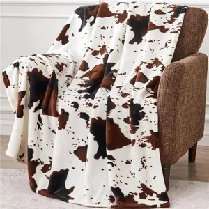 Soft Comfortable Funny Throw Blanket Cow Print Blanket Ultra Cozy Cow For Couch Bed And Travel Cow Decor S For All Seasons Comfy Blankets Cow Blanket summerwins