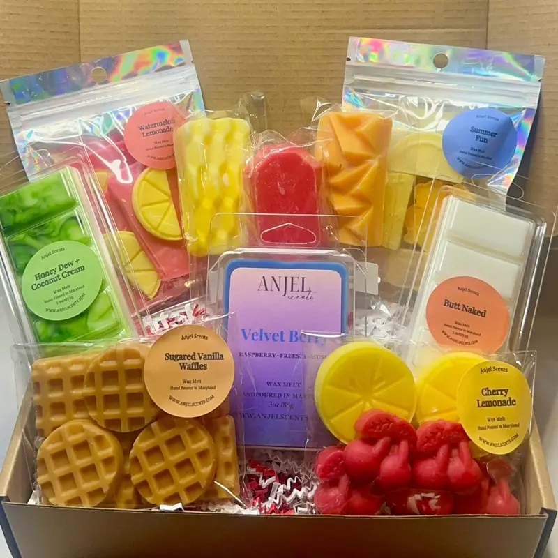 SUMMER TIME WAX MELT BOX; 10 Wax Melts